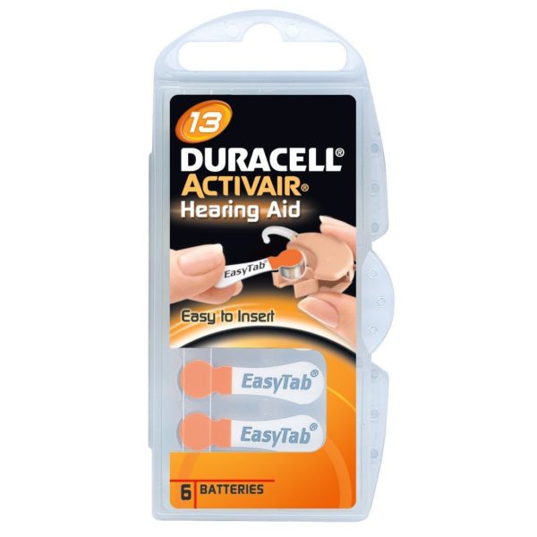 Duracell Activair Size 13 Hearing Aid Batteries