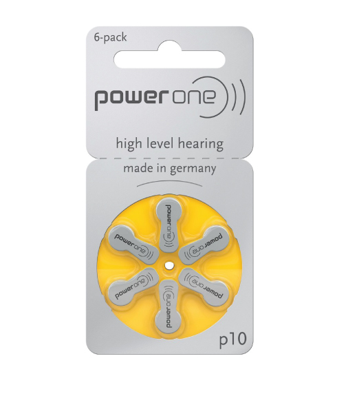 Power One Size 10 Hearing Aid Batteries