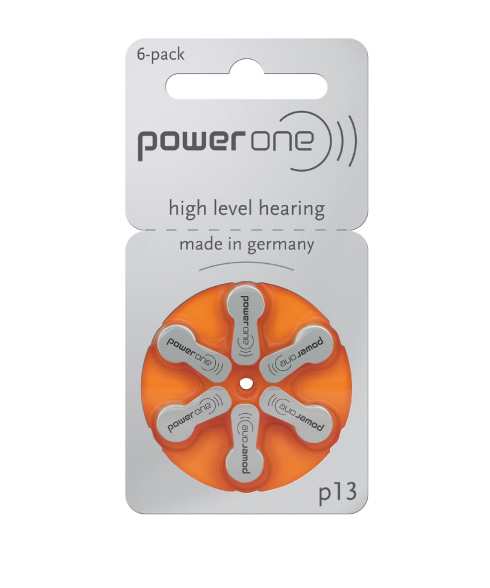 Power One Size 13 Hearing Aid Batteries