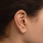 womans ear with lyric